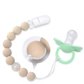 Pacifiers de silicone Clipe Soother Chain Homwable Exercício dentes